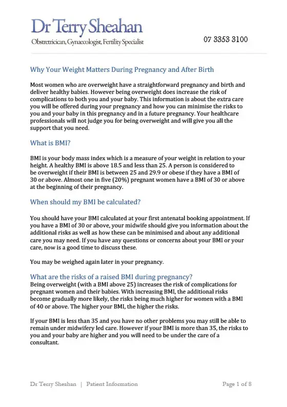 Why your weight matters