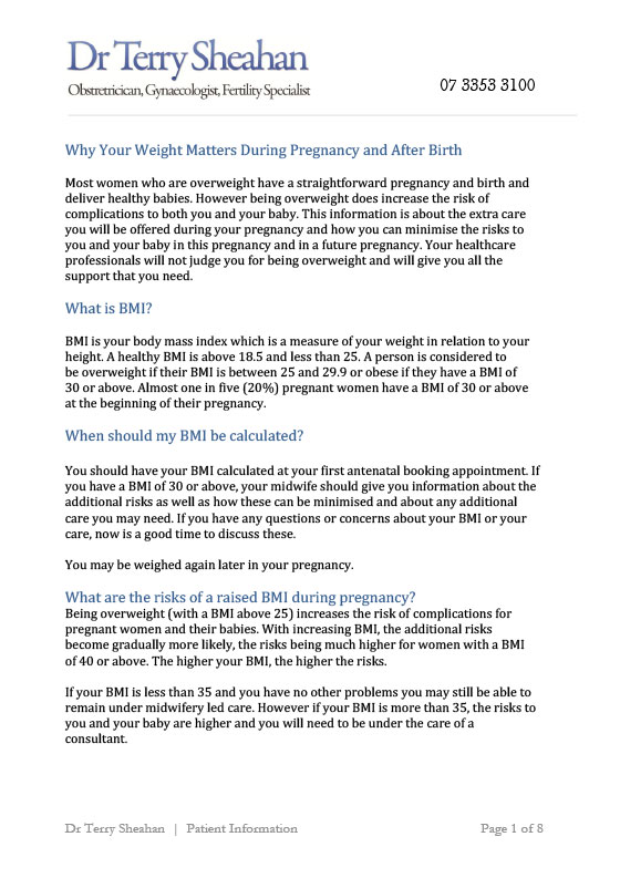 Why Your Weight Matters